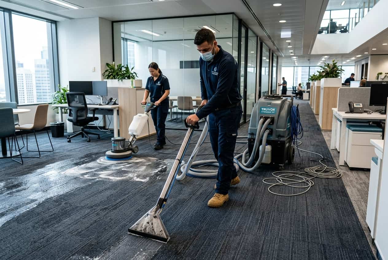 Commercial Carpet Shampooing and Deep Extraction Cleaning Services