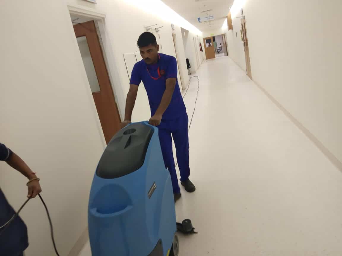 Mechanized Floor Scrubbing & House Keeping Services